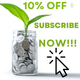 money jar, subscribe to save money