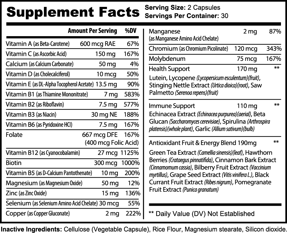 Body Guard Complete Multivitamin