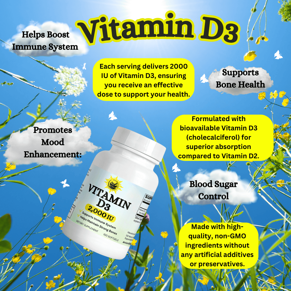 Vitamin D3 2,000 IU