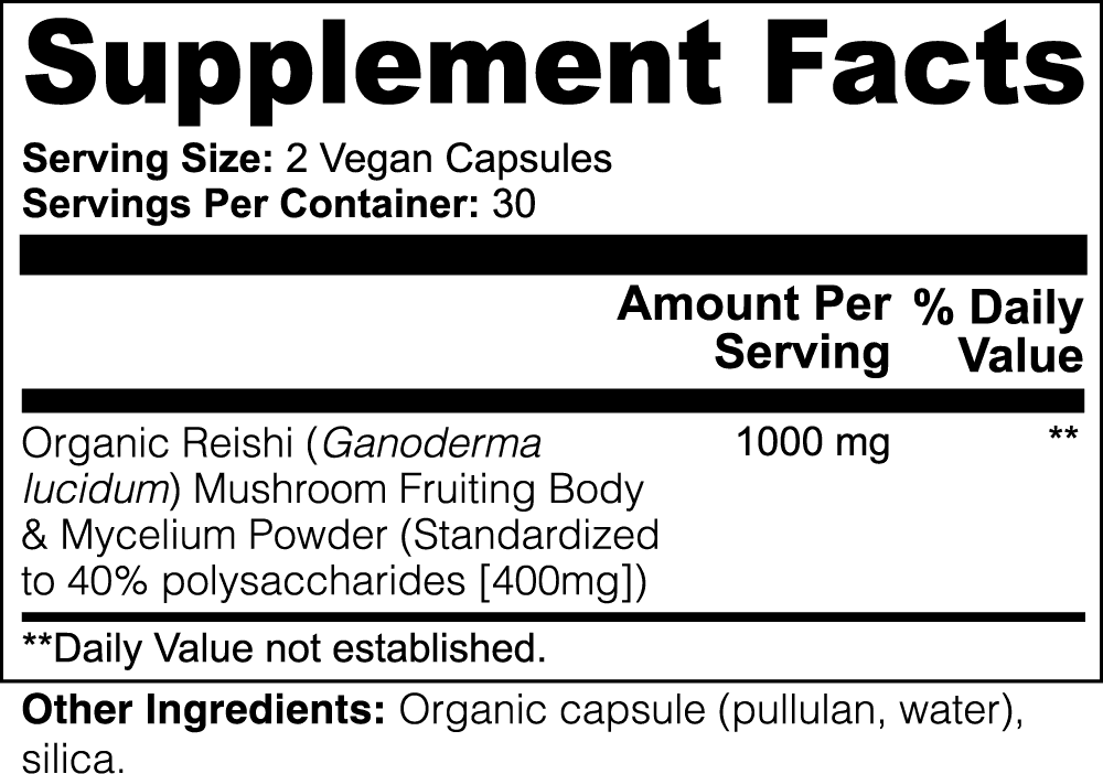 ZENGEVITY Reishi Organic Mushroom
