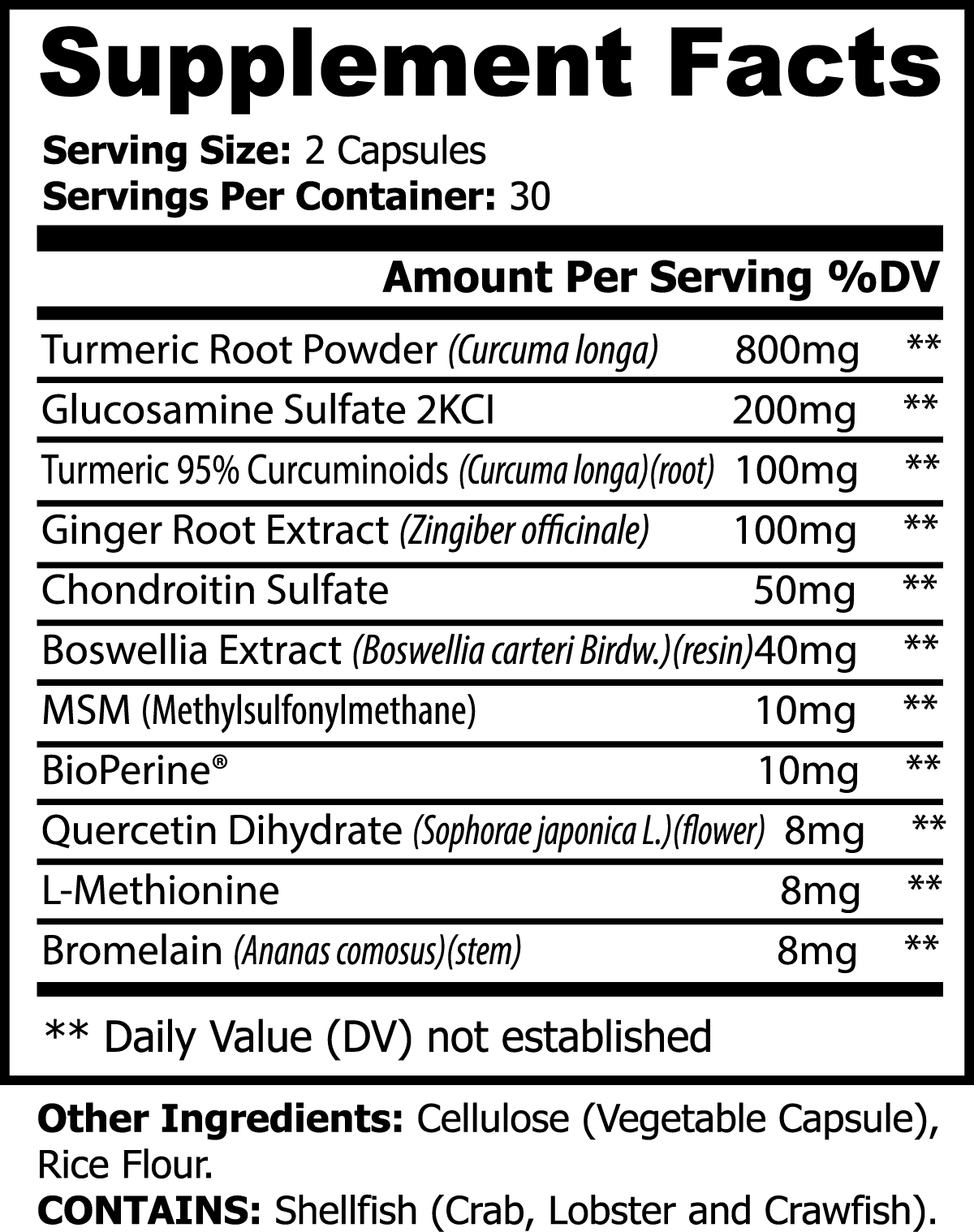 Turmeric Curcumin Premium Plus