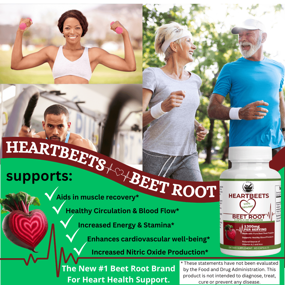 HEARTBEETS BEET ROOT Capsulated Powder