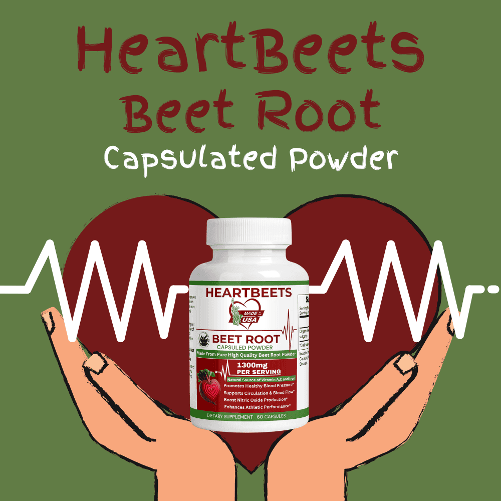 HEARTBEETS BEET ROOT Capsulated Powder