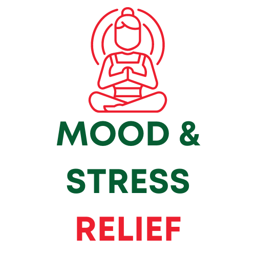Mood and stress relief icon